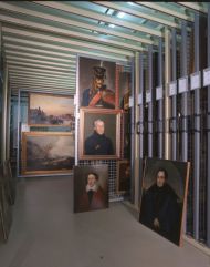 Хранение живописи, оригинальной графики и миниатюры общий вид. Хранение живописи, оригинальной графики и миниатюры общий вид.