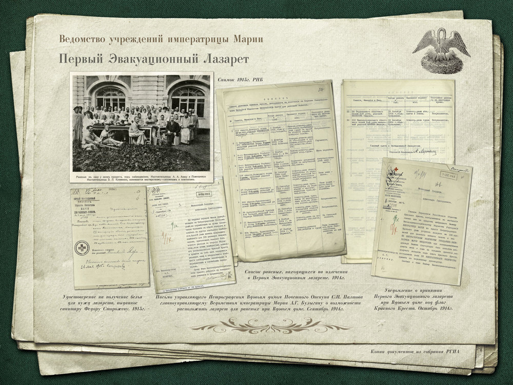 Первый Эвакуационный Лазарет Фотография на пенокартоне, в раме. 120 х 90 см Первый Эвакуационный Лазарет Фотография на пенокартоне, в раме. 120 х 90 см