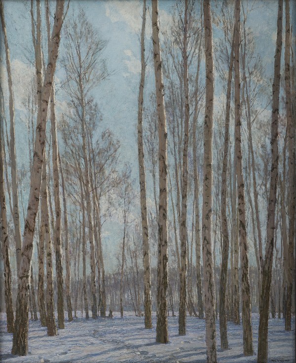 Александр Грицай. Повеяло весной. 1982. Холст, масло. Государственный музейно-выставочный центр лРОСИЗО¬
