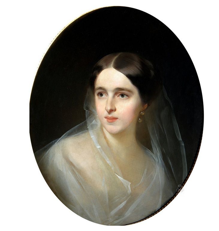 Н.Н. Пушкина-Ланская. И.К. Макаров. 1849. Холст, масло Н.Н. Пушкина-Ланская. И.К. Макаров. 1849. Холст, масло