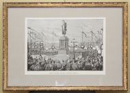 А.Б. Шлипер. Открытие памятника А.С. Пушкину в Москве в 1880 году. 1881. Ксилография. А.Б. Шлипер. Открытие памятника А.С. Пушкину в Москве в 1880 году. 1881. Ксилография.