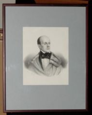 М.А. Алоф (Alophe) по оригиналу А.Козиной начала 1840х. П.Я. Чаадаев. Литография. Конец 1840х.
