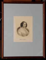 Н.х. Е.П. Ростопчина. Литография с тоном. 1840е.