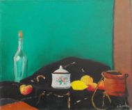 Александр Бабин. Натюрморт на изумрудном фоне. 2004. Александр Бабин. Натюрморт на изумрудном фоне. 2004.