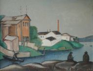 Александр Бабин. На озере Синара. 1994. Александр Бабин. На озере Синара. 1994.