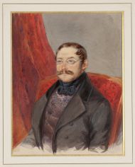 Портрет генерал-майора Л. И. Киля. Середина 1840‑х. Луиджи Марта. Бристольский картон, акварель, белила, лак. 16,5 × 13,0. Рисунок из альбома графини Ю. П. Самойловой. Государственный исторический музей Портрет генерал-майора Л. И. Киля. Середина 1840‑х. Луиджи Марта. Бристольский картон, акварель, белила, лак. 16,5 × 13,0. Рисунок из альбома графини Ю. П. Самойловой. Государственный исторический музей