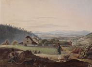 Великий князь Михаил Павлович на прогулке. 1836. Л. И. Киль. Бумага на картоне, акварель, гуашь. 24,6 × 33,4. Собрание Т. А. и С. А. Подстаницких Великий князь Михаил Павлович на прогулке. 1836. Л. И. Киль. Бумага на картоне, акварель, гуашь. 24,6 × 33,4. Собрание Т. А. и С. А. Подстаницких