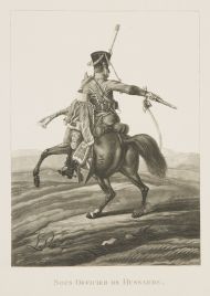 Унтер-офицер Гусарского полка. 1816. Л. И. Киль. Бумага, лавис, офорт. Государственная Третьяковская галерея Унтер-офицер Гусарского полка. 1816. Л. И. Киль. Бумага, лавис, офорт. Государственная Третьяковская галерея